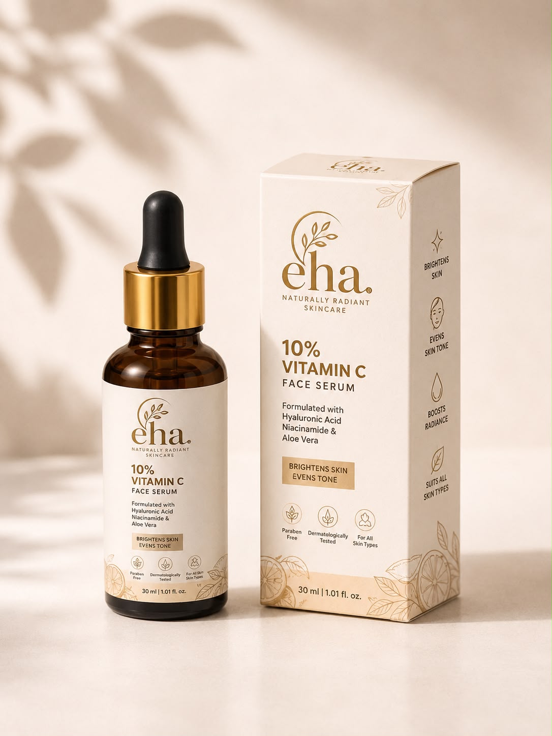 EHA 10% Vitamin C Face Serum – Brightening & Radiance Boost